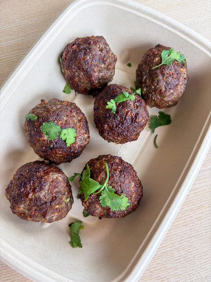 Grass-fed Beef Kafta Meatballs